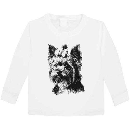 Yorkshire terrier with bow - 'yorkshire,