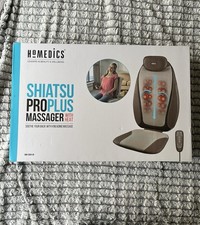 HOMEDICS SHIATSU PROPLUS Massager with Heat & Programmed Controller SBM-385H-GB