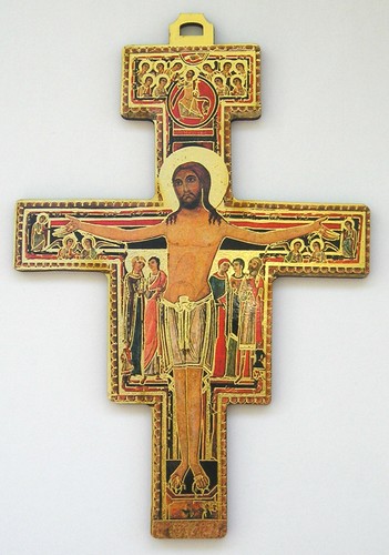 Franciscan wooden cross - wooden,