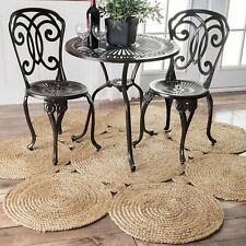 Handmade Natural Jute Round