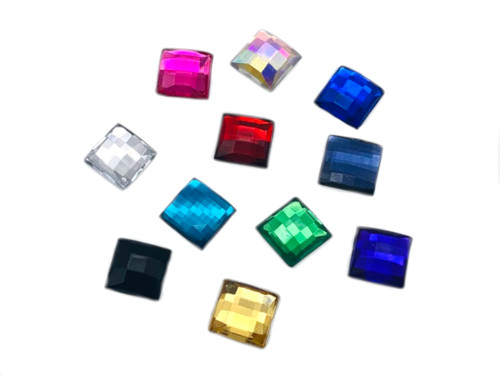 Square shape acrylic flat - x,