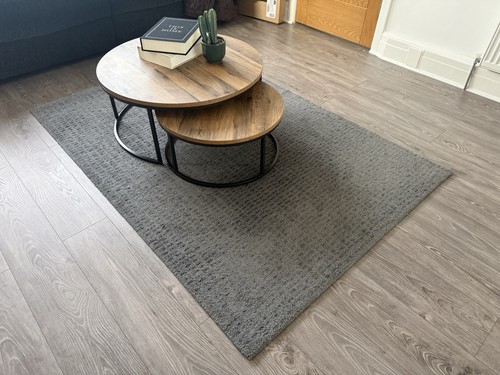 Ikea langsted grey rug 133 - ikea,