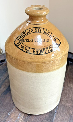 Harrods stoneware jug skey - stoneware,