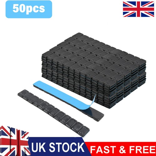 Black adhesive 60g strips - black,