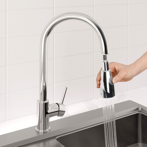 Pull out kitchen mixer - out,