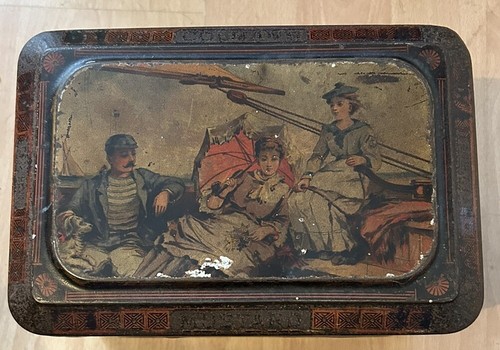 Victorian colmans mustard tin - victorian,