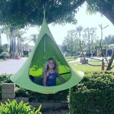 UFO-Shape Outdoor Double Hammock Swing Chair Hanging Garden Tree Kids Tent UK