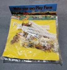 Vintage Make Your Own Play Farm Made In Hong Kong Rack Toy