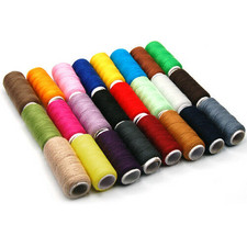 24 Colour Spools Finest Quality Sewing All Purpose 100% Pure Cotton Thread Reel