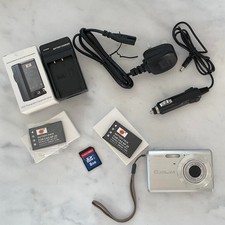 Casio Digital Camera Exilim EX-Z60 6.0MP, 2 NEW Batteries, Charger & Card Tested