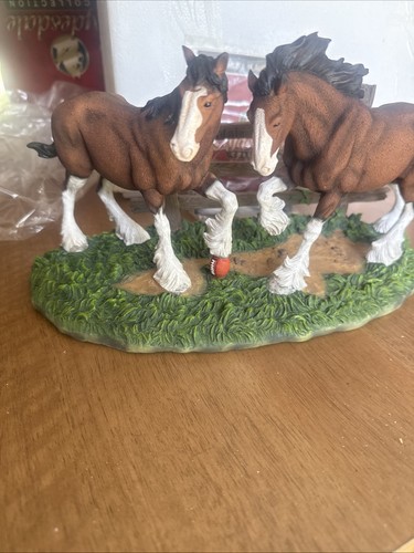Vintage clydesdale anheuser - vintage,