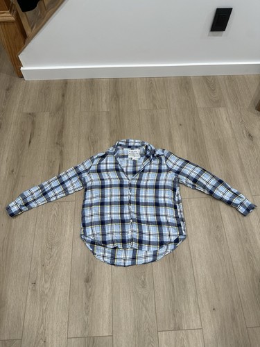 Frank eileen gray blue plaid - &,