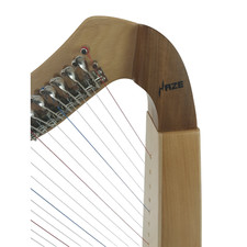 Haze Natural 19-String Harp -