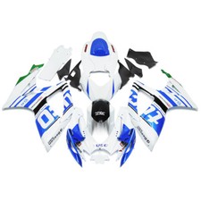 ABS Blue White Bodywork for Suzuki GSXR600 GSXR750 K6 2006 2007 06 Fairing Kit