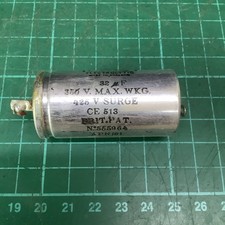 Vintage Plessey Capacitor - 32uF 350V / 425V Surge