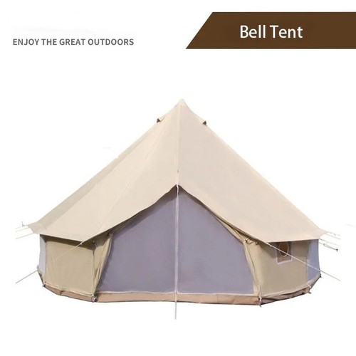 White cotton canvas yurt tent - yurt,