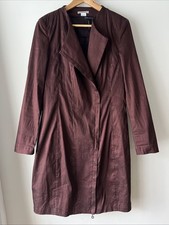Sarah Pacini Brown Linen Blend