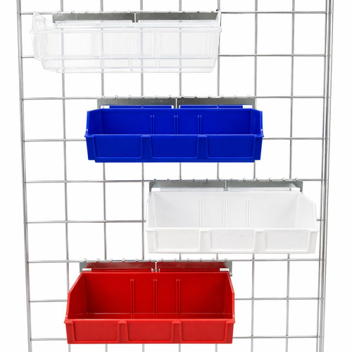 Wide storage box slatbox grid - box,