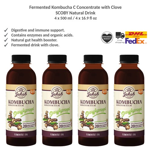 Fermented kombucha concentrate - fermented,