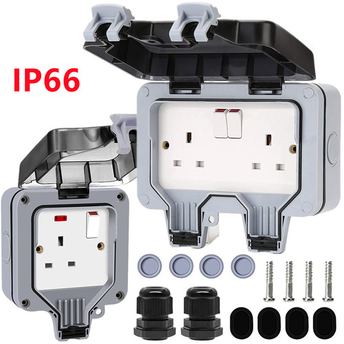 Waterproof outdoor double - double, pole