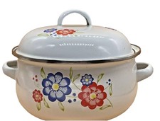 Vintage Enamel Cooking Pot