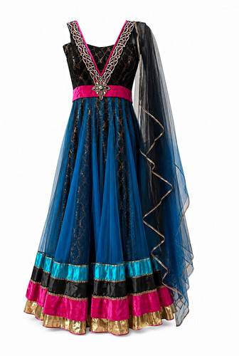 Indian anarkali suit dress - g,