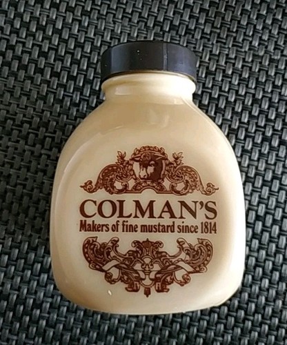 Ceramic colman mustard jar - colman’s,