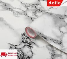 D C FIX BLACK WHITE MARBLE SELF ADHESIVE VINYL WRAP FILM KITCHEN WORKTOPS