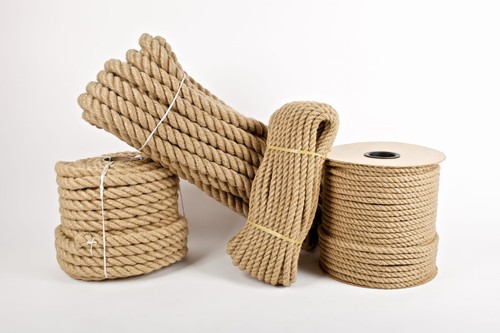 Natural jute rope hessian - natural,
