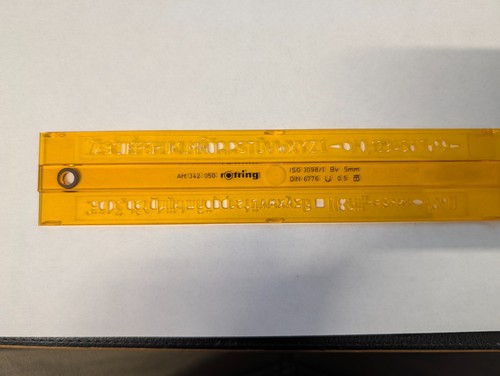 Various rotring letter - rotring,