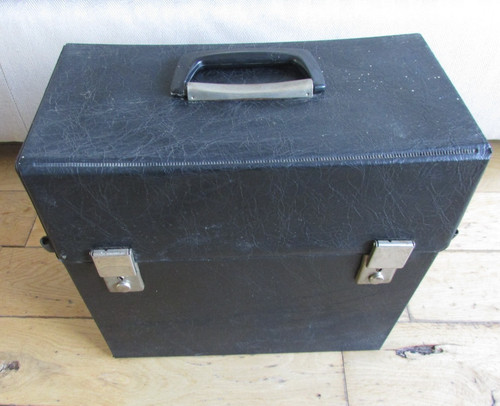 Vintage record carry storage - carry,