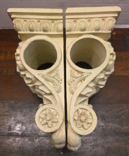 Vintage ornate curtain rod - ornate,