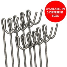 Fencing Pins  Thick Steel Fence Pins Non Galvanised Road Pins for Fence Mesh