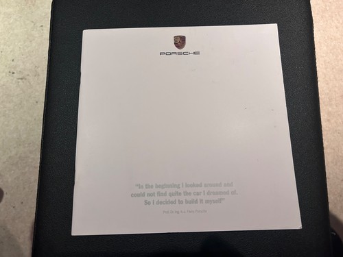 Porsche history memorabilia
