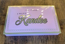 Too Faced I want Kandee eyeshadow palette NEW