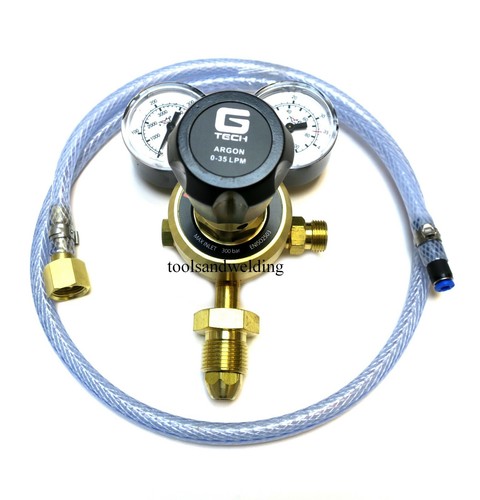 Welding gas regulator with - regulator,