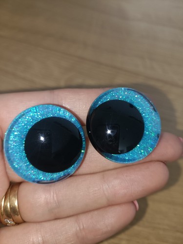 Hand painted 30mm glitter - 30mm,