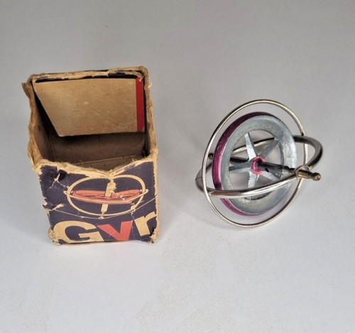 Vintage progress gyroscope - vintage, top