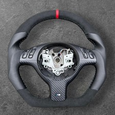 BMW M3 E46 M5 E39 X5 E53 M SPORT FLAT BOTTOM CUSTOM STEERING WHEEL