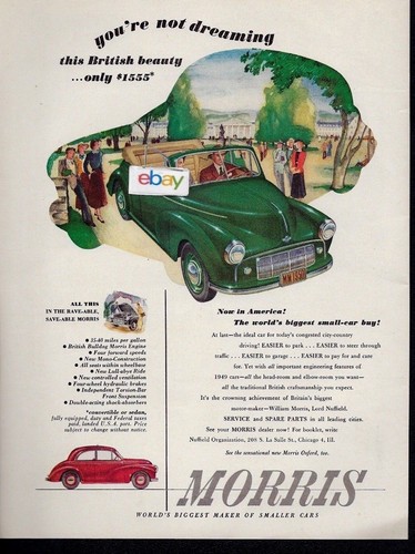 Morris oxford corp 1949 - oxford,