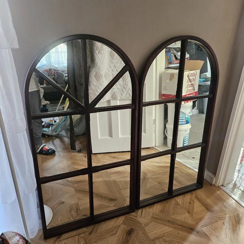 Vintage glass mirror richmond - glass,
