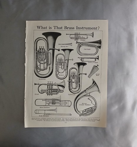 Vintage brass instruments - vintage,