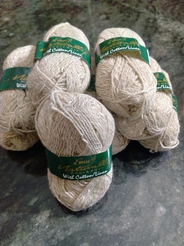 Emu yarn naturally double - ", '