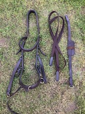 Rambo Micklem Multi Bridle Brown  brass buckles  SH Standard Horse / Full Size