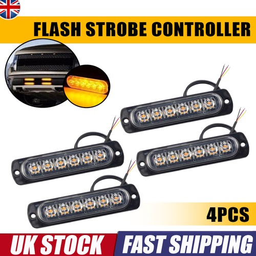6led amber recovery strobe - 6led,