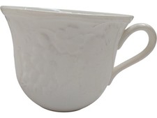 Wedgwood Strawberry and Vine Bone China Tea Cup 1992 Embossed White