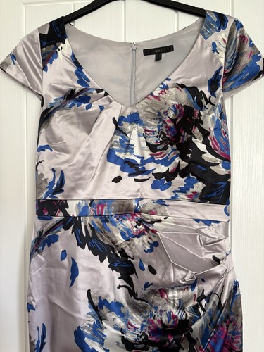 Coast floral satin dress - floral,
