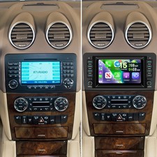 For Mercedes Benz ML/GL Class W164 X164 Android 15 Car Stereo Apple Carplay Sat Nav