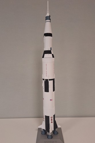 Saturn rocket model - saturn, v