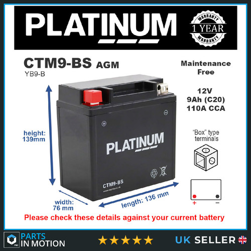 Ctm9 platinum agm - platinum,